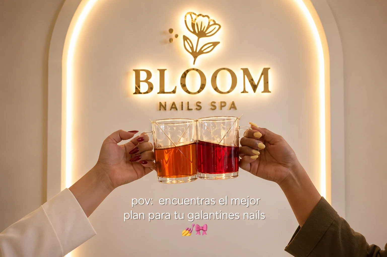 Más que una cita, una experiencia para recordar Bloom Nails Spa